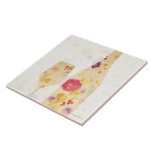 ワイン・ボトルおよびガラス タイル (側面)