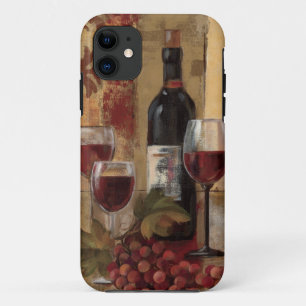 ワイン・ボトルおよびワイングラス iPhone 11 ケース