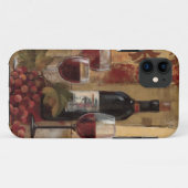 ワイン・ボトルおよびワイングラス Case-Mate iPhoneケース (裏面(横))