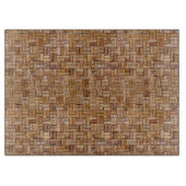 ワイン・ボトルのコルクの中立タンのベージュ質ブラウン カッティングボード (正面)