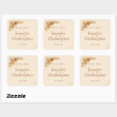 ワイン・ボトルのラベルのステッカー スクエアシール (シート)