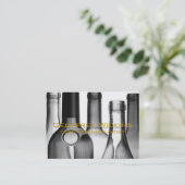 ワイン・ボトルの専門の名刺 名刺 (スタンド正面)