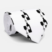 ワイン・ボトルガラス ネクタイ (ロール)