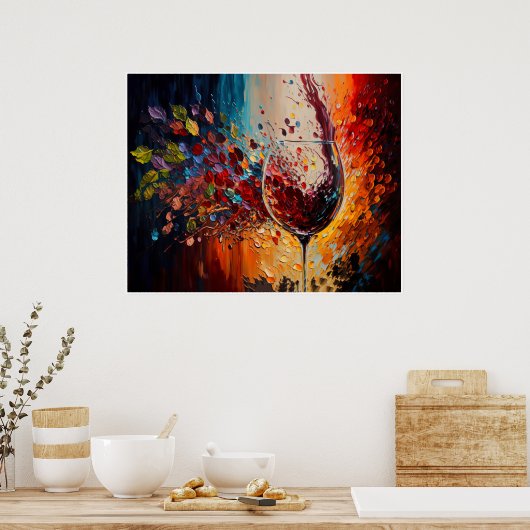 ワイン ポスター (キッチン)