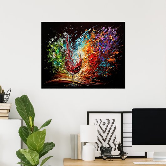 ワイン ポスター (ホームオフィス)