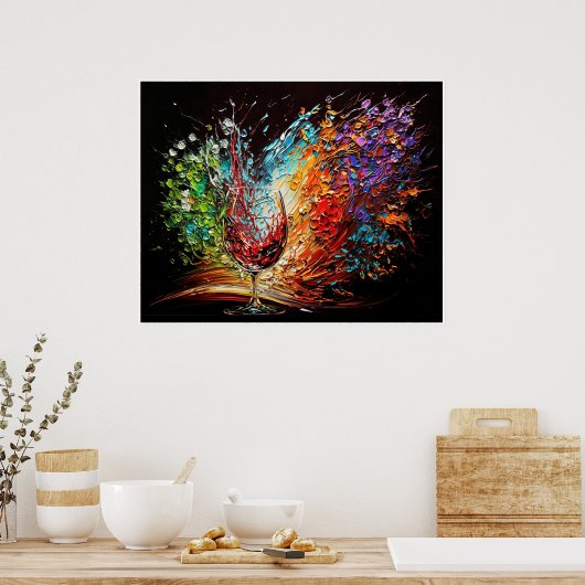 ワイン ポスター (キッチン)