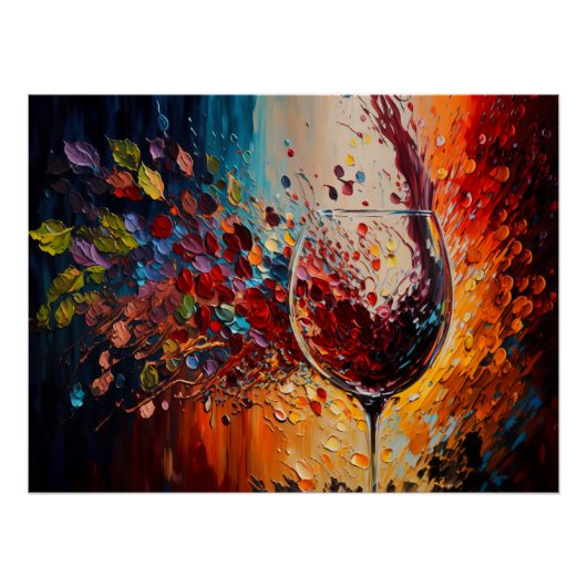 ワイン ポスター (正面)