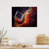 ワイン ポスター (キッチン)