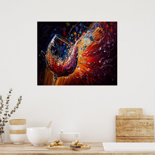 ワイン ポスター (キッチン)