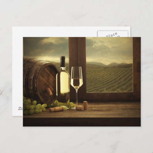 ワイン ポストカード (正面/裏面)