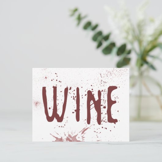 ワイン ポストカード (スタンド正面)