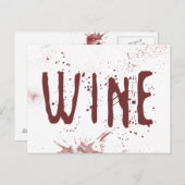 ワイン ポストカード (正面/裏面)