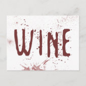 ワイン ポストカード (正面)