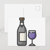 ワイン ポストカード (正面/裏面)