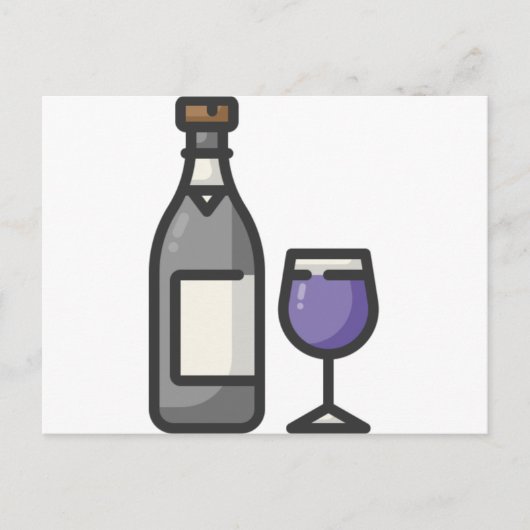 ワイン ポストカード (正面)
