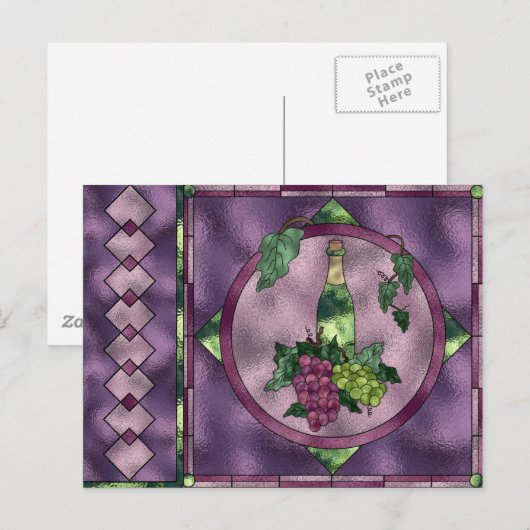 ワイン・ラブ ポストカード (正面/裏面)