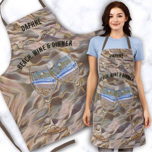 ワイン&ロスミュエルトスビーチ786 エプロン