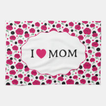 ワイン ローズ グリーン ポルカドット グラフィック パターン モダン