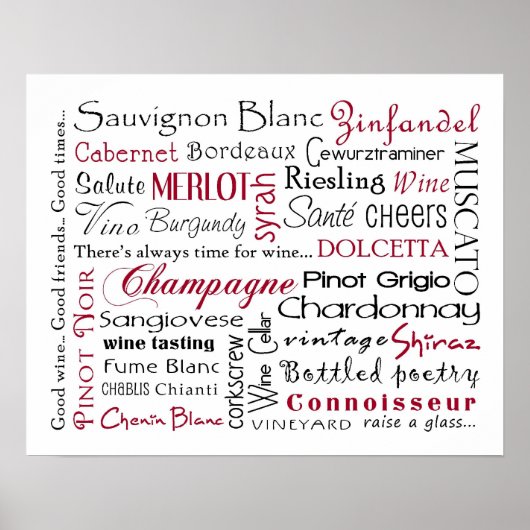 ワイン、ワインとワインの追加 ポスター (正面)