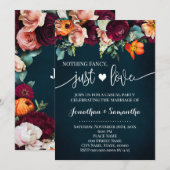 ワイン　何も特別なものはない　ただ愛を込めて　結婚式招待状 セーブザデート (正面/裏面)