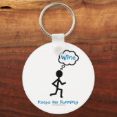 ワイン – 保私のランニング キーホルダー (正面)