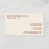 ワイン 名刺 (裏面)