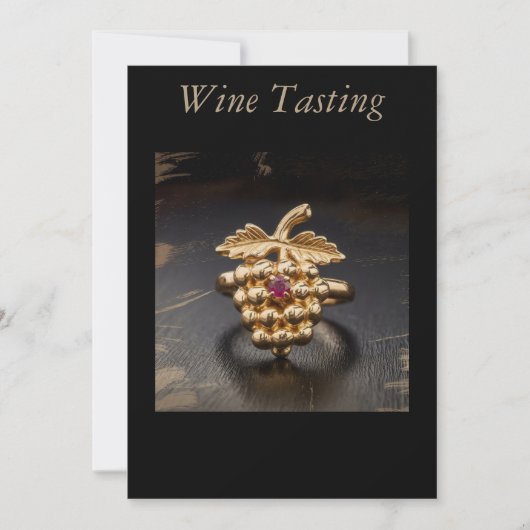 ワイン 招待状 (正面)