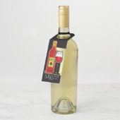 ワイン – 背面を参照 – ボトルネックタグ (アングル)