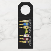 ワイン – 背面を参照 – ボトルネックタグ (裏面)