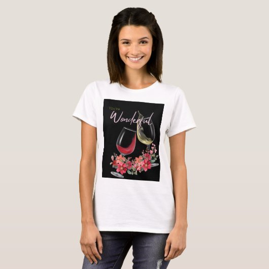 ワイン Tシャツ (正面フル)