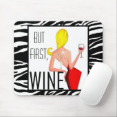 「ワインDIVA」 – でも、まずワイン… マウスパッド (マウス)