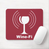 ワインFiユーモア マウスパッド (マウス)