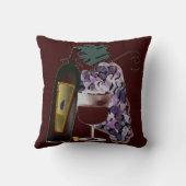 ワインnのブドウのボトル クッション (裏面)