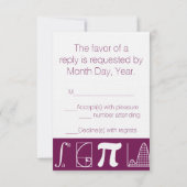 ワインRSVPカードに追加 出欠カード (裏面)