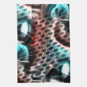 ワインtに「インク」滴を付けた有孔板デザイン キッチンタオル (縦)