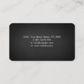 ワイードとルーンアルファベット名刺のくもの巣 名刺 (裏面)