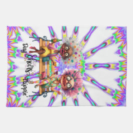 ワイ予測できなンレディース応援キッチンタオル キッチンタオル