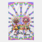 ワイ予測できなンレディース応援キッチンタオル キッチンタオル (縦)