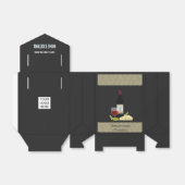 ワイ企業のンテイスティング/ワインとチーズのロゴを追加 フェイバーボックス (折り畳みなし)