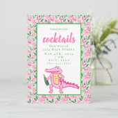 ワイ名門私立校風のゲーターワインカクテル招待状 招待状 (スタンド正面)