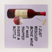 ワイ図解入りの、写真付きのンボトル及びガラス ジグソーパズル (横)