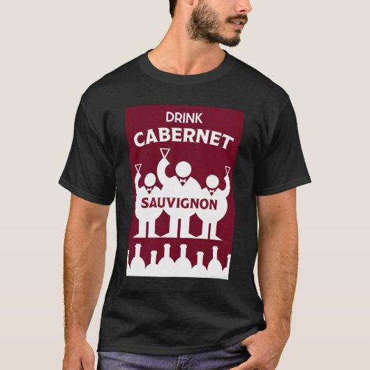 ワイ国際的ン日カベルネソーヴィニヨン Tシャツ (正面)