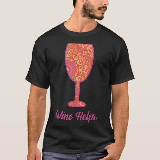 ワイ救済ングラス曼荼羅 Tシャツ (正面)