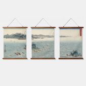 ワイ日本のルプールランドスケープ浮世絵 吊り下げ型タペストリー (トリプル)