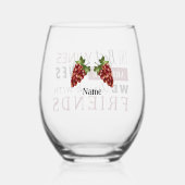 ワイ最高のンの茎のないワイングラス ステムなしワイングラス (裏面)