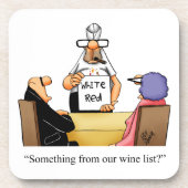 ワイ笑わされるンユーモアコースターの贈り物 コースター (正面)