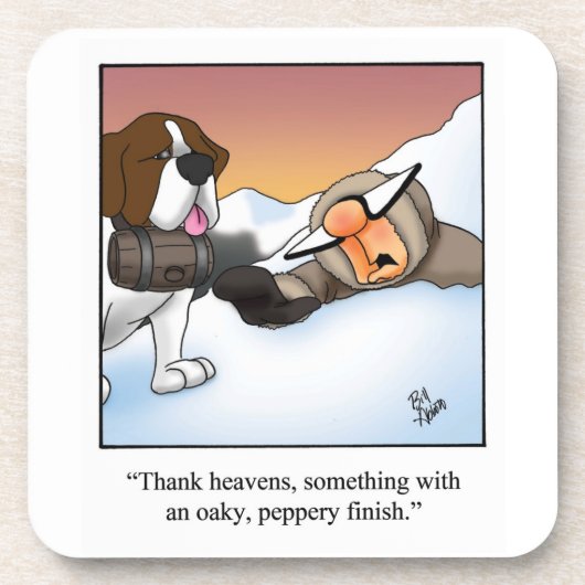 ワイ笑わされるンユーモアコースターの贈り物 コースター (正面)