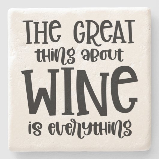 ワイ素晴らしンの問題はすべて ストーンコースター (正面)