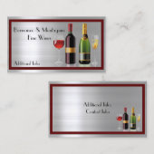 ワイ素晴らしンシルバービジネスカード 名刺 (正面/裏面)