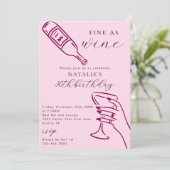 ワイ素晴らしンテーマハンドドロー誕生日パーティーとして 招待状 (スタンド正面)